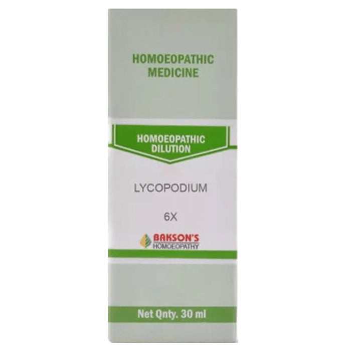 Bakson's Homeopathy Lycopodium Dilution 6X - Classic Derma