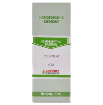 Bakson's Homeopathy Lyssinum Dilution 10M - Classic Derma