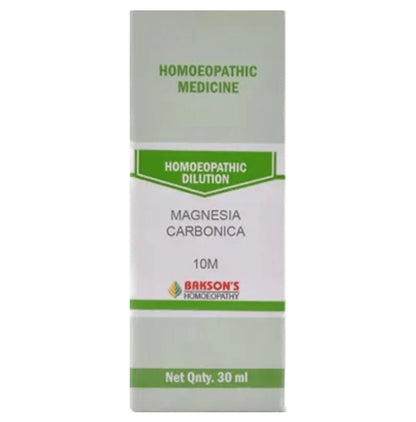 Bakson's Homeopathy Magnesia Carbonica Dilution 10M - Classic Derma