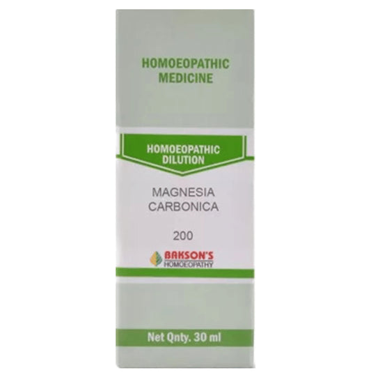 Bakson's Homeopathy Magnesia Carbonica Dilution 200 - Classic Derma