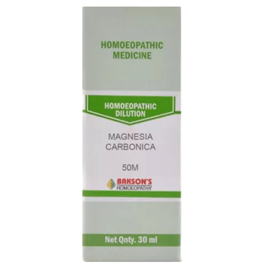 Bakson's Homeopathy Magnesia Carbonica Dilution 50M - Classic Derma