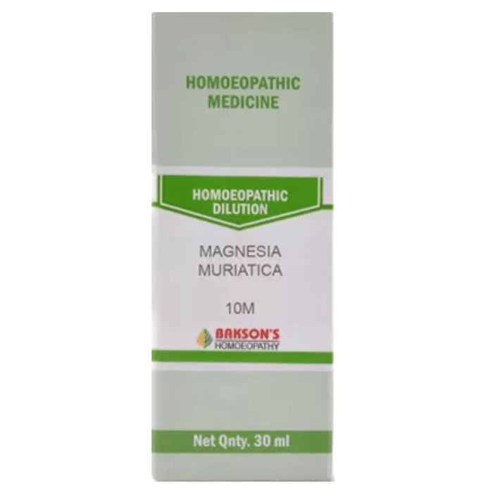 Bakson's Homeopathy Magnesia Muriatica Dilution 10M - Classic Derma