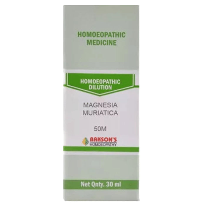 Bakson's Homeopathy Magnesia Muriatica Dilution 50M - Classic Derma