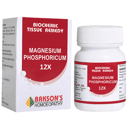 Bakson's Homeopathy Magnesium Phosphoricum Biochemic Tablet 12X - Classic Derma