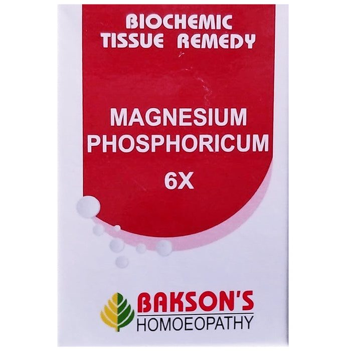 Bakson's Homeopathy Magnesium Phosphoricum Biochemic Tablet 6X - Classic Derma