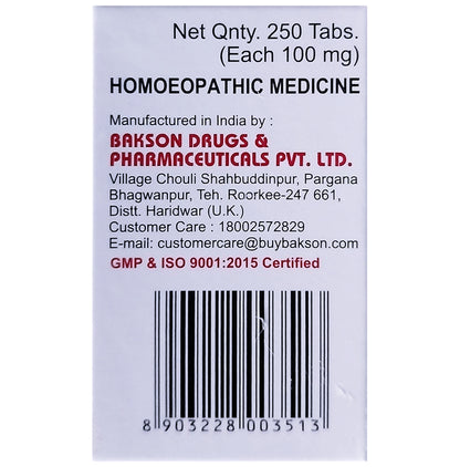 Bakson's Homeopathy Magnesium Phosphoricum Biochemic Tablet 6X