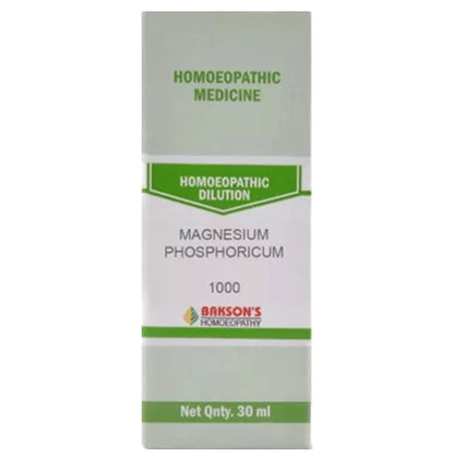 Bakson's Homeopathy Magnesium Phosphoricum Dilution 1000 CH - Classic Derma