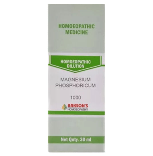 Bakson's Homeopathy Magnesium Phosphoricum Dilution 1000 CH - Classic Derma