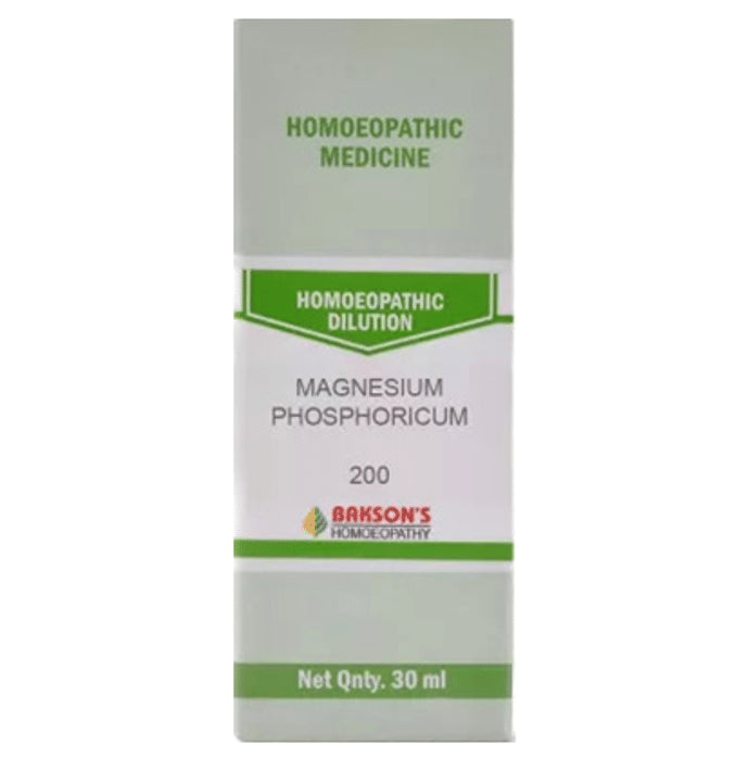 Bakson's Homeopathy Magnesium Phosphoricum Dilution 200 - Classic Derma