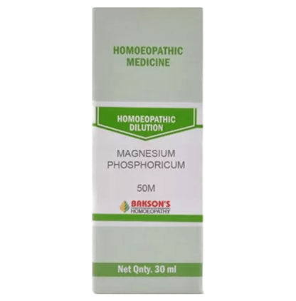 Bakson's Homeopathy Magnesium Phosphoricum Dilution 50M - Classic Derma