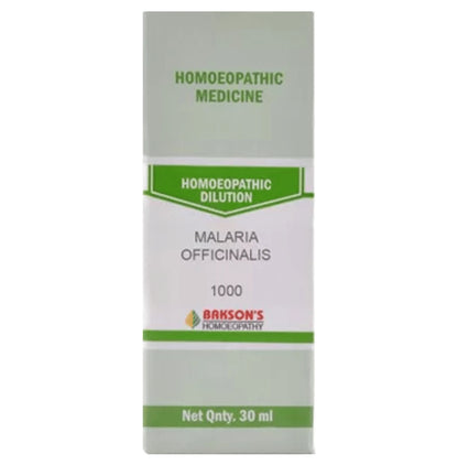 Bakson's Homeopathy Malaria Officinalis Dilution 1000 CH - Classic Derma