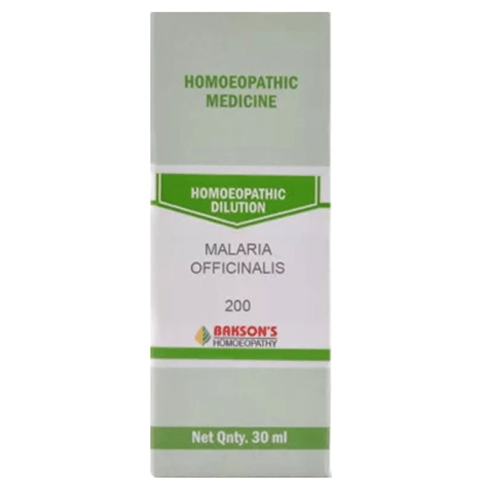 Bakson's Homeopathy Malaria Officinalis Dilution 200 - Classic Derma
