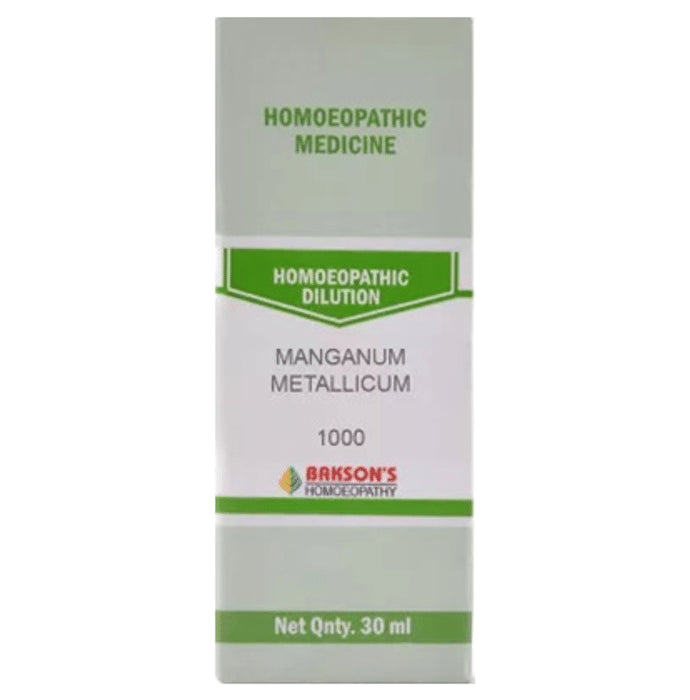 Bakson's Homeopathy Manganum Metallicum Dilution 1000 CH - Classic Derma