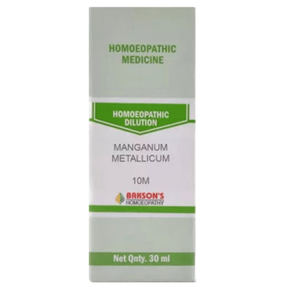 Bakson's Homeopathy Manganum Metallicum Dilution 10M - Classic Derma