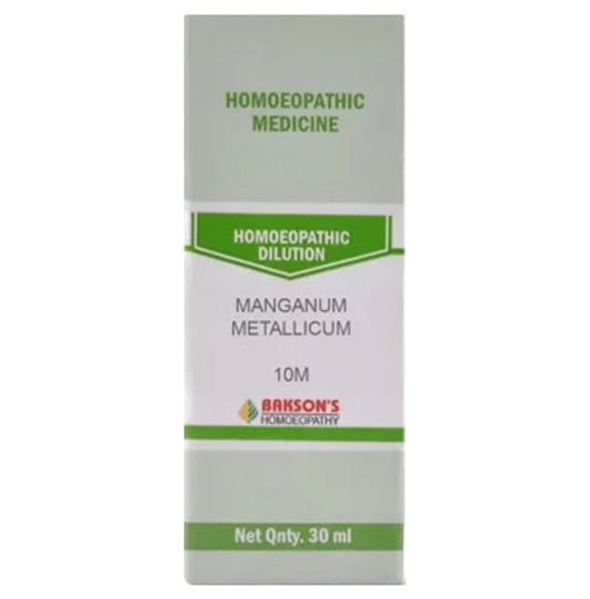 Bakson's Homeopathy Manganum Metallicum Dilution 10M - Classic Derma