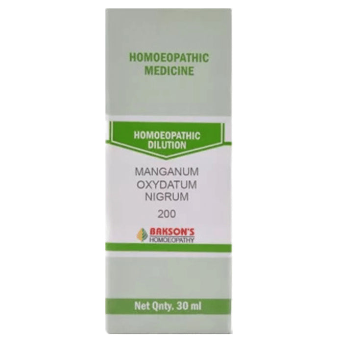 Bakson's Homeopathy Manganum Oxydatum Nigrum Dilution 200 - Classic Derma