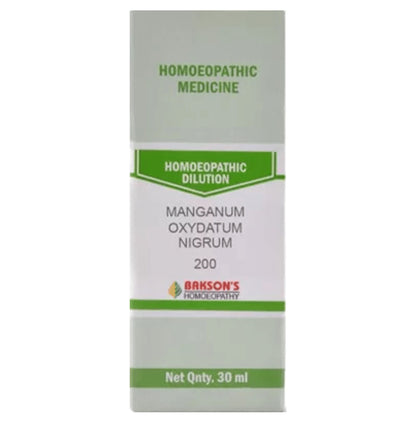 Bakson's Homeopathy Manganum Oxydatum Nigrum Dilution 200 - Classic Derma