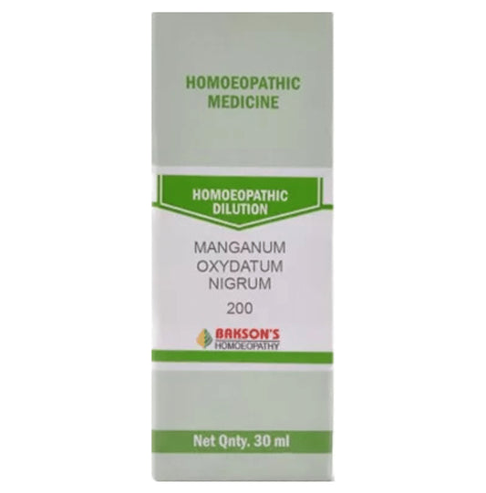 Bakson's Homeopathy Manganum Oxydatum Nigrum Dilution 200 - Classic Derma