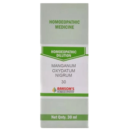 Bakson's Homeopathy Manganum Oxydatum Nigrum Dilution 30 - Classic Derma