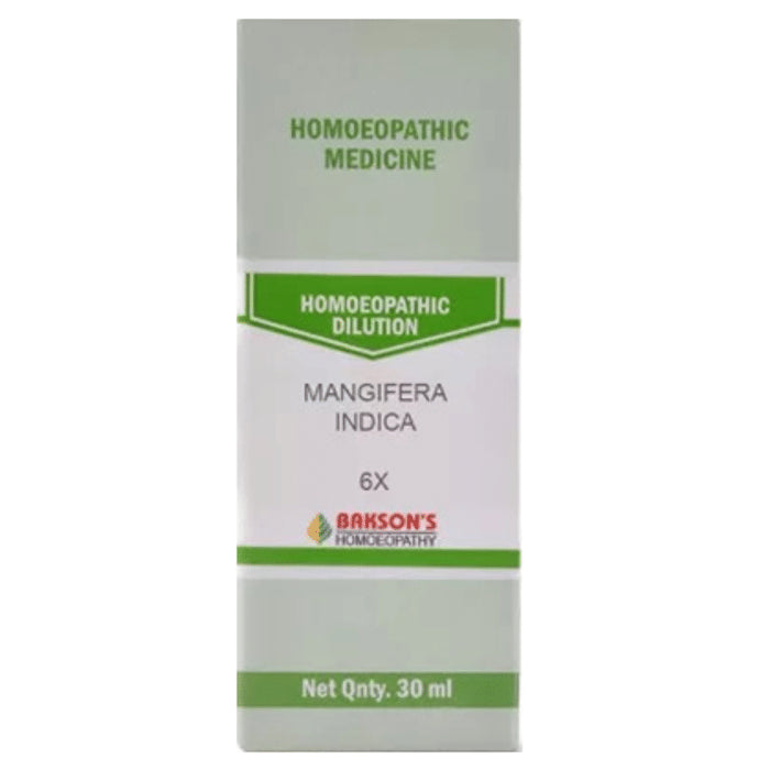 Bakson's Homeopathy Mangifera Indica Dilution 6X - Classic Derma