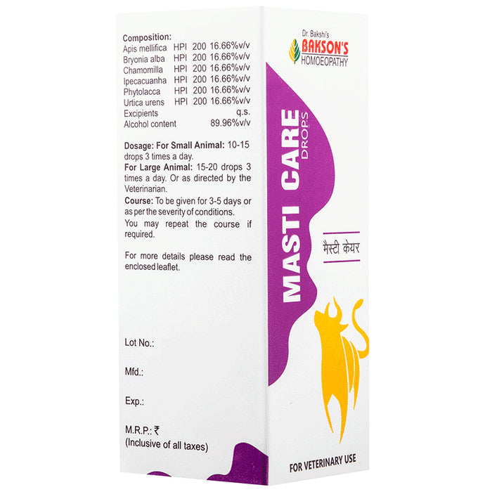 Bakson's Homeopathy Masti Care Drop