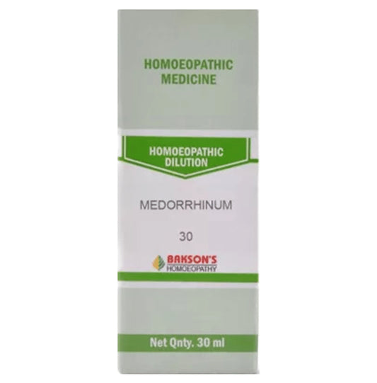 Bakson's Homeopathy Medorrhinum Dilution 30 - Classic Derma