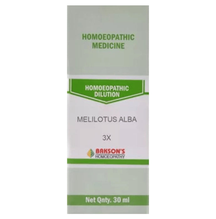 Bakson's Homeopathy Melilotus Alba Dilution 3X - Classic Derma