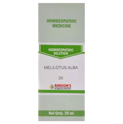 Bakson's Homeopathy Melilotus Alba Dilution 3X - Classic Derma