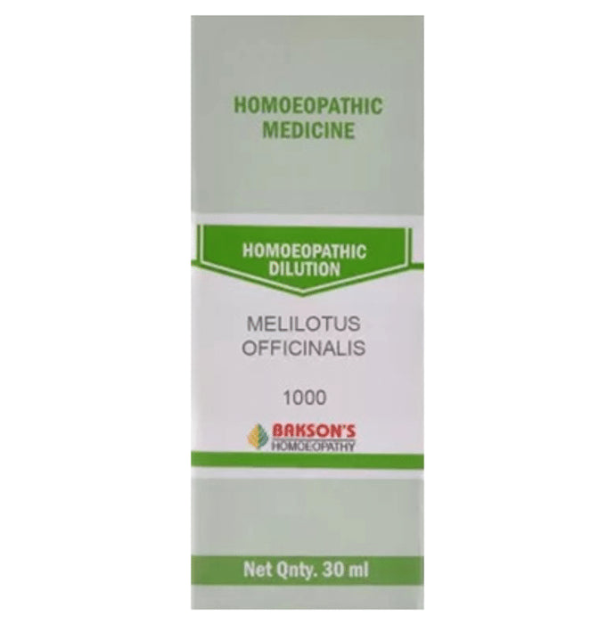 Bakson's Homeopathy Melilotus Officinalis Dilution 1000 CH - Classic Derma