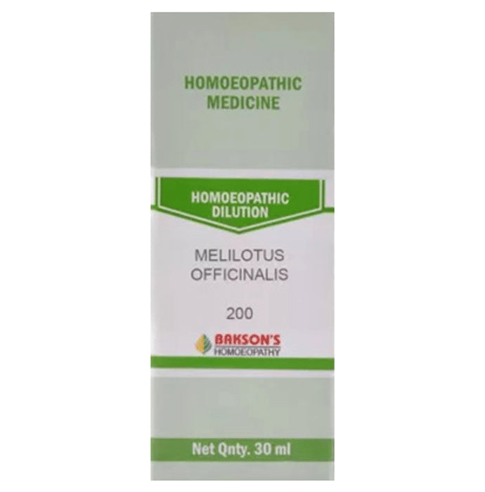 Bakson's Homeopathy Melilotus Officinalis Dilution 200 - Classic Derma