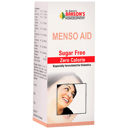 Bakson's Homeopathy Menso Aid Syrup Sugar Free - Classic Derma