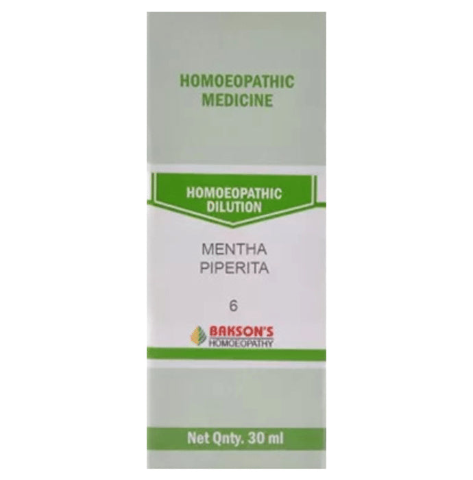 Bakson's Homeopathy Mentha Piperita Dilution 6 CH - Classic Derma
