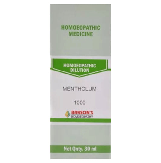 Bakson's Homeopathy Mentholum Dilution 1000 CH - Classic Derma