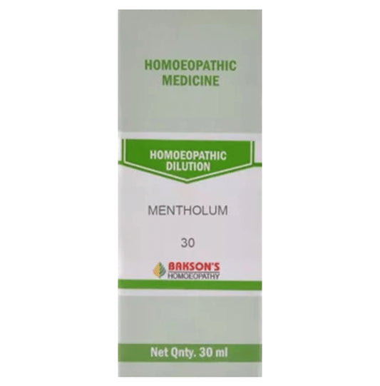 Bakson's Homeopathy Mentholum Dilution 30 - Classic Derma