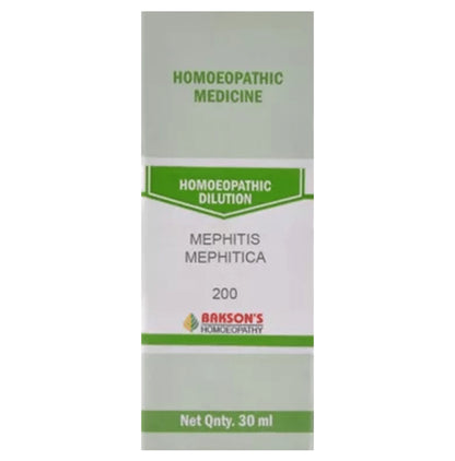 Bakson's Homeopathy Mephitis Mephitica Dilution 200 - Classic Derma