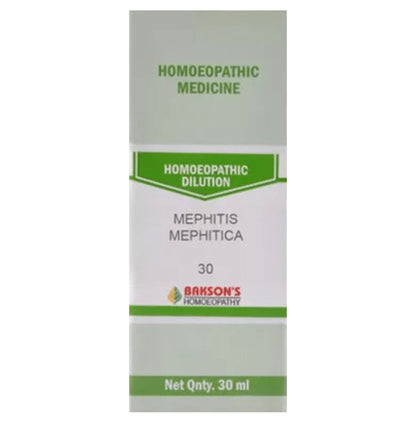Bakson's Homeopathy Mephitis Mephitica Dilution 30 - Classic Derma