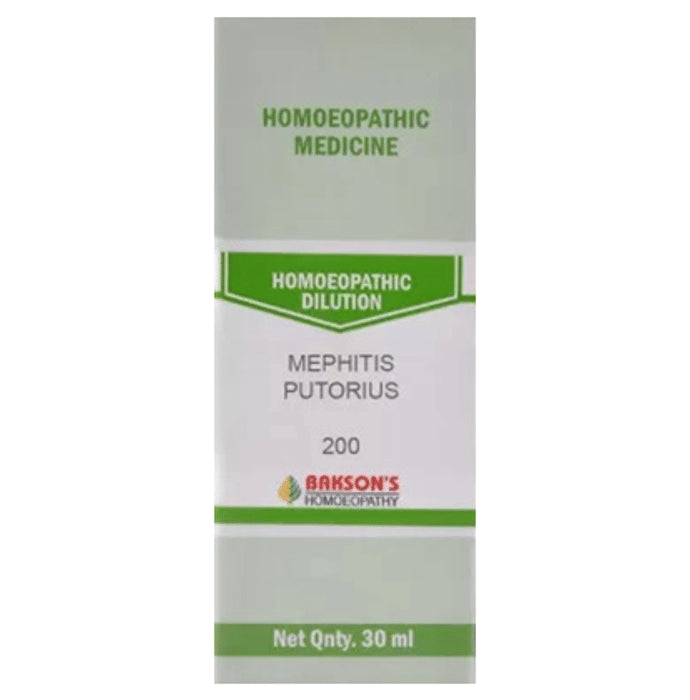 Bakson's Homeopathy Mephitis Putorius Dilution 200 - Classic Derma