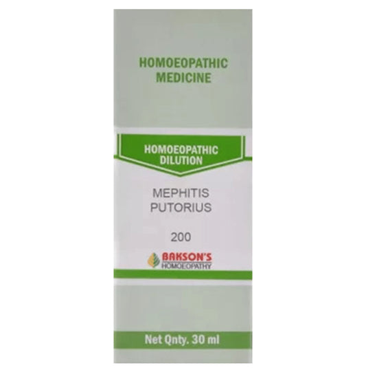 Bakson's Homeopathy Mephitis Putorius Dilution 200 - Classic Derma