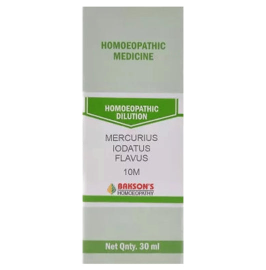 Bakson's Homeopathy Mercurius Iodatus Flavus Dilution 10M - Classic Derma