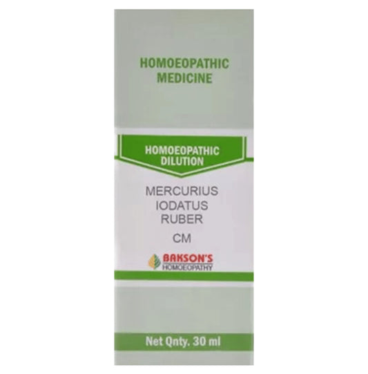 Bakson's Homeopathy Mercurius Iodatus Ruber Dilution CM - Classic Derma