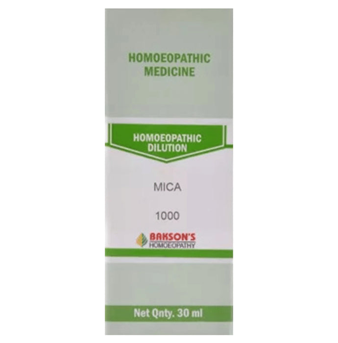 Bakson's Homeopathy Mica Dilution 1000 CH - Classic Derma