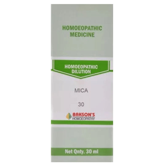 Bakson's Homeopathy Mica Dilution 30 - Classic Derma