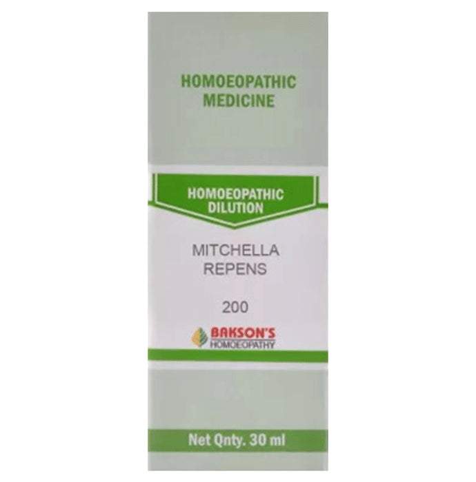 Bakson's Homeopathy Mitchella Repens Dilution 200 - Classic Derma