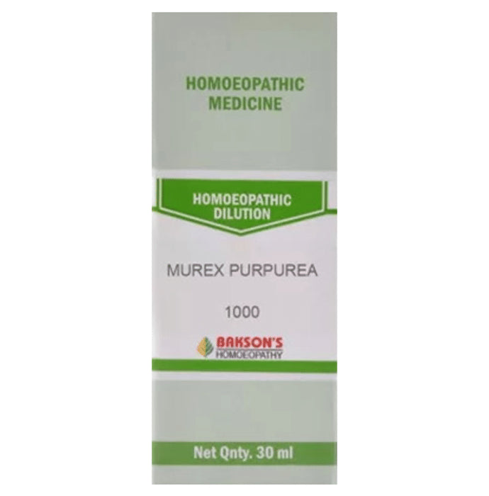 Bakson's Homeopathy Murex Purpurea Dilution 1000 CH - Classic Derma