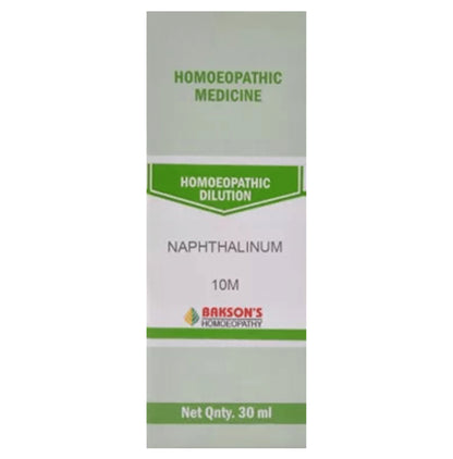 Bakson's Homeopathy Naphthalinum Dilution 10M - Classic Derma