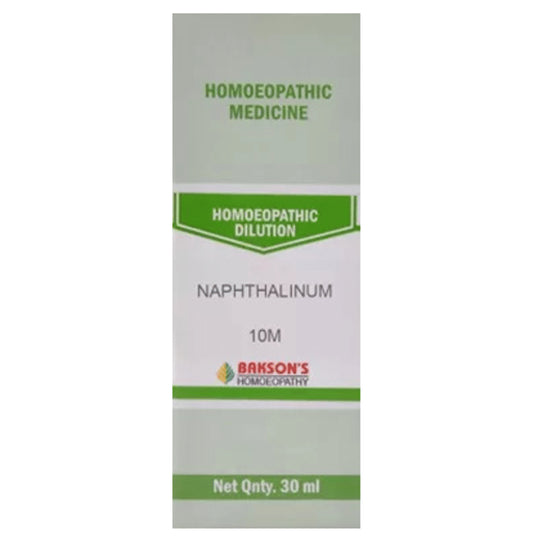 Bakson's Homeopathy Naphthalinum Dilution 10M - Classic Derma