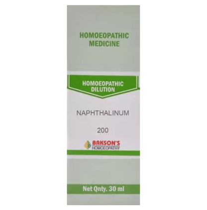 Bakson's Homeopathy Naphthalinum Dilution 200 - Classic Derma