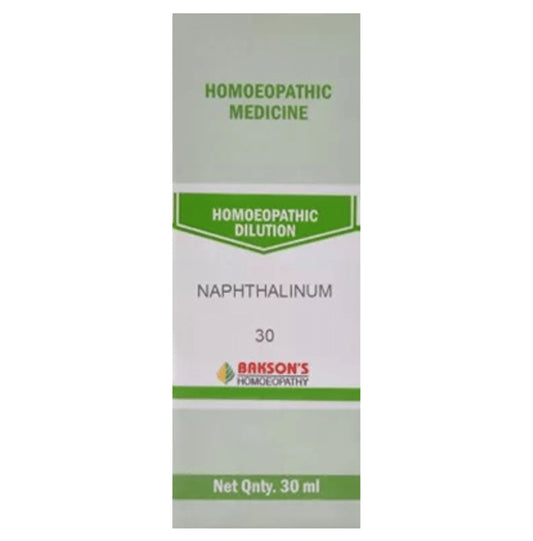 Bakson's Homeopathy Naphthalinum Dilution 30 - Classic Derma