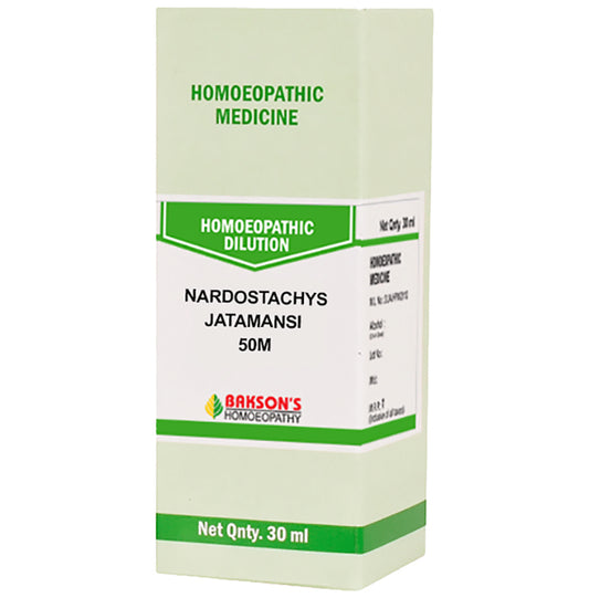 Bakson's Homeopathy Nardostachys Jatamansi Dilution 50M - Classic Derma