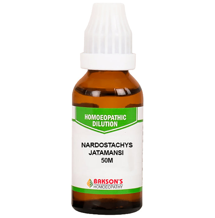 Bakson's Homeopathy Nardostachys Jatamansi Dilution 50M